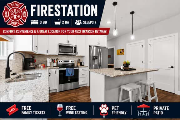 Branson Cove - Fire Station Lodge - 3 BD - Image 1