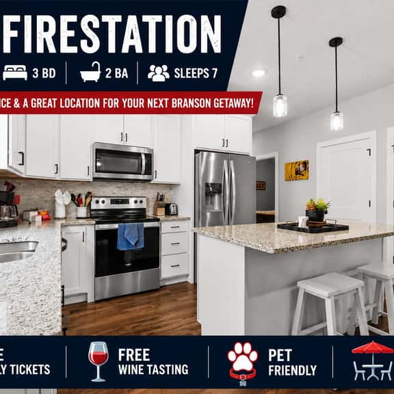 Branson Cove - Fire Station Lodge - 3 BD - Image 1