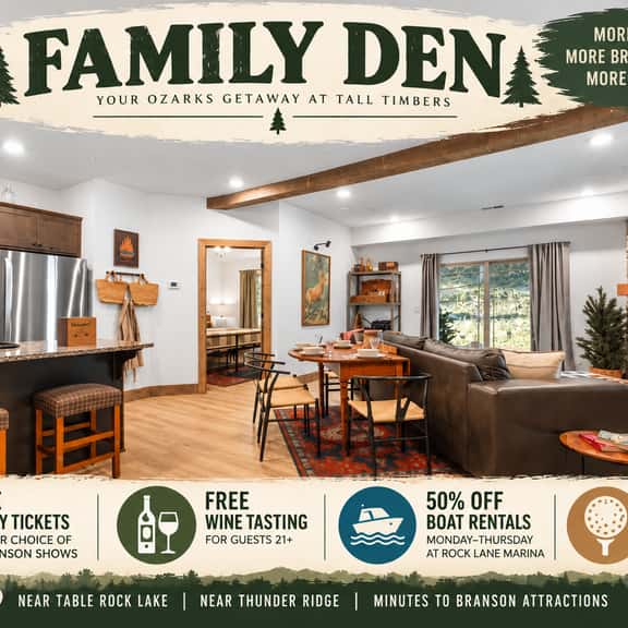 Tall Timbers - The Family Den - 2 BD - Image 1